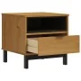 FLAM Beistelltisch aus massivem Kiefernholz 50x50x50 cm von vidaXL, Seitentische - Ref: Foro24-357823, Preis: 86,31 €, Rabatt: %