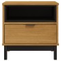 FLAM Beistelltisch aus massivem Kiefernholz 50x50x50 cm von vidaXL, Seitentische - Ref: Foro24-357823, Preis: 80,84 €, Rabatt: %