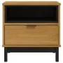 FLAM solid pine wood side table 50x50x50 cm by vidaXL, Side tables - Ref: Foro24-357823, Price: 86,33 €, Discount: %