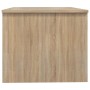 Mesa de centro madera de ingeniería roble Sonoma 80x50x42,5 cm