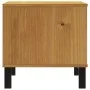 FLAM solid pine wood side table 50x50x50 cm by vidaXL, Side tables - Ref: Foro24-357823, Price: 86,33 €, Discount: %