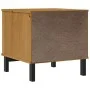 FLAM solid pine wood side table 50x50x50 cm by vidaXL, Side tables - Ref: Foro24-357823, Price: 86,33 €, Discount: %