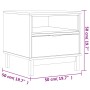 FLAM Beistelltisch aus massivem Kiefernholz 50x50x50 cm von vidaXL, Seitentische - Ref: Foro24-357823, Preis: 80,84 €, Rabatt: %