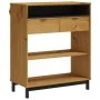FLAM Stehtisch aus massivem Kiefernholz 92x45x110 cm von vidaXL, Küchen- und Esstische - Ref: Foro24-357824, Preis: 188,60 €,...