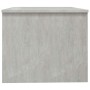 Mesa de centro madera de ingeniería gris hormigón 80x50x42,5 cm