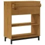 FLAM Stehtisch aus massivem Kiefernholz 92x45x110 cm von vidaXL, Küchen- und Esstische - Ref: Foro24-357824, Preis: 188,60 €,...