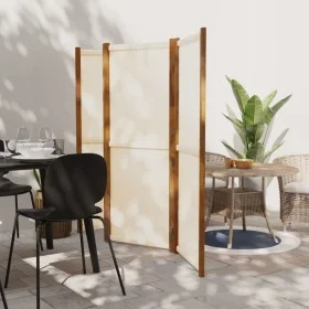 Cremeweißer 4-teiliger Trennwand 280x180 cm von vidaXL, Raumteiler - Ref: Foro24-319184, Preis: 129,81 €, Rabatt: %