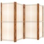 Cremeweißer 4-teiliger Trennwand 280x180 cm von vidaXL, Raumteiler - Ref: Foro24-319184, Preis: 132,19 €, Rabatt: %