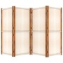 Cream white 4-panel divider screen 280x180 cm by vidaXL, Room dividers - Ref: Foro24-319184, Price: 131,82 €, Discount: %