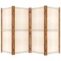 Cream white 4-panel divider screen 280x180 cm by vidaXL, Room dividers - Ref: Foro24-319184, Price: 129,81 €, Discount: %