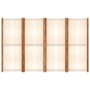 Cream white 4-panel divider screen 280x180 cm by vidaXL, Room dividers - Ref: Foro24-319184, Price: 131,82 €, Discount: %