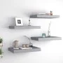 Estantes flotantes de pared 4 uds gris MDF 40x23x3,8 cm de vidaXL, Estantes y estanterías - Ref: Foro24-323849, Precio: 39,41...