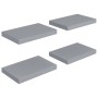 Schwebende Wandregale 4 Stück graues MDF 40x23x3,8 cm von vidaXL, Regale und Regale - Ref: Foro24-323849, Preis: 40,04 €, Rab...