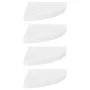 Schwebendes Wandregal 4 Stück MDF glänzend weiß 35x35x3,8 cm von vidaXL, Regale und Regale - Ref: Foro24-323909, Preis: 70,64...