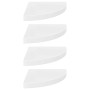 Schwebendes Wandregal 4 Stück MDF glänzend weiß 35x35x3,8 cm von vidaXL, Regale und Regale - Ref: Foro24-323909, Preis: 71,77...