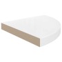 Schwebendes Wandregal 4 Stück MDF glänzend weiß 35x35x3,8 cm von vidaXL, Regale und Regale - Ref: Foro24-323909, Preis: 71,77...