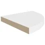 Corner floating shelves 4 pcs MDF white 35x35x3.8 cm by vidaXL, Shelves and shelves - Ref: Foro24-323918, Price: 79,41 €, Dis...