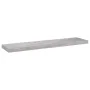Floating wall shelves 4 units gray concrete MDF 90x23.5x3.8 cm by vidaXL, Shelves and shelves - Ref: Foro24-326605, Price: 79...
