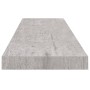 Schwebende Wandregale 4 Stück betongrau MDF 90x23,5x3,8 cm von vidaXL, Regale und Regale - Ref: Foro24-326605, Preis: 81,06 €...