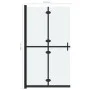 Folding shower screen with frosted ESG glass 110x190 cm by vidaXL, Shower walls and screens - Ref: Foro24-151196, Price: 242,...