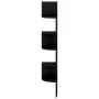 Black engineered wood wall corner shelf 19x19x123 cm by vidaXL, Shelves and shelves - Ref: Foro24-326832, Price: 37,52 €, Dis...