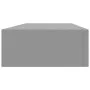 Gray MDF wall shelf with drawer 60x23.5x10 cm by vidaXL, Shelves and shelves - Ref: Foro24-330259, Price: 54,56 €, Discount: %