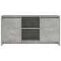 Mueble de TV madera contrachapada gris hormigón 102x37,5x52,5cm