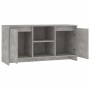 Mueble de TV madera contrachapada gris hormigón 102x37,5x52,5cm