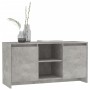 Mueble de TV madera contrachapada gris hormigón 102x37,5x52,5cm