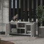 Mueble de TV madera contrachapada gris hormigón 102x37,5x52,5cm