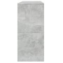 Mesa consola madera de ingeniería gris hormigón 100x35x76,5 cm