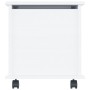 Storage trunk with wheels TALL solid white wood 73x39.5x43 cm by vidaXL, Storage trunks - Ref: Foro24-353928, Price: 87,48 €,...