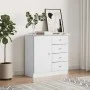 ALTA Sideboard aus massivem weißem Kiefernholz 77x35x73 cm von vidaXL, Sideboards - Ref: Foro24-353944, Preis: 112,06 €, Raba...