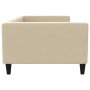 Sofá cama tela color crema 100x200 cm de vidaXL, Camas y somieres - Ref: Foro24-353992, Precio: 194,14 €, Descuento: %