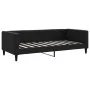Sofá cama tela negro 90x190 cm de vidaXL, Camas y somieres - Ref: Foro24-353995, Precio: 206,58 €, Descuento: %