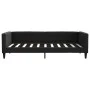 Black fabric sofa bed 90x190 cm by vidaXL, Beds and slatted bases - Ref: Foro24-353995, Price: 206,58 €, Discount: %