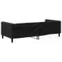 Sofá cama tela negro 90x190 cm de vidaXL, Camas y somieres - Ref: Foro24-353995, Precio: 206,58 €, Descuento: %