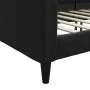 Sofá cama tela negro 90x190 cm de vidaXL, Camas y somieres - Ref: Foro24-353995, Precio: 206,58 €, Descuento: %