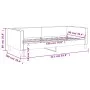 Black fabric sofa bed 90x190 cm by vidaXL, Beds and slatted bases - Ref: Foro24-353995, Price: 206,58 €, Discount: %