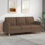 3-seater brown fabric sofa 180 cm by vidaXL, Sofas - Ref: Foro24-359102, Price: 257,81 €, Discount: %