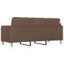 3-seater brown fabric sofa 180 cm by vidaXL, Sofas - Ref: Foro24-359102, Price: 258,65 €, Discount: %