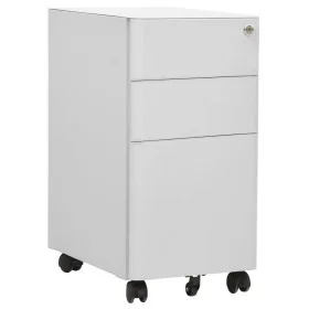 Mobile filing cabinet light gray steel 30x45x59 cm by vidaXL, Filing cabinets - Ref: Foro24-335983, Price: 127,45 €, Discount: %