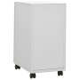 Mobiler Aktenschrank aus hellgrauem Stahl 30x45x59 cm von vidaXL, Aktenschränke - Ref: Foro24-335983, Preis: 129,55 €, Rabatt: %