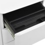 Mobiler Aktenschrank aus hellgrauem Stahl 30x45x59 cm von vidaXL, Aktenschränke - Ref: Foro24-335983, Preis: 129,55 €, Rabatt: %