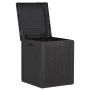 90L PP Garten-Aufbewahrungsbox aus schwarzem Rattan von vidaXL, Aufbewahrungsboxen für den Außenbereich - Ref: Foro24-151227,...