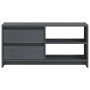 Mueble para TV de madera maciza de pino gris 80x31x39 cm en Muebles TV | Comprar online en Foro24