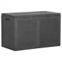 Garten-Aufbewahrungsbox 180 L PP Rattan schwarz von vidaXL, Aufbewahrungsboxen für den Außenbereich - Ref: Foro24-151228, Pre...
