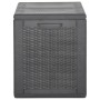 Garten-Aufbewahrungsbox 180 L PP Rattan schwarz von vidaXL, Aufbewahrungsboxen für den Außenbereich - Ref: Foro24-151228, Pre...