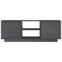 Mueble de TV madera maciza de pino gris 110x30x40 cm en Muebles TV | Comprar online en Foro24