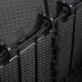 Garten-Aufbewahrungsbox 180 L PP Rattan schwarz von vidaXL, Aufbewahrungsboxen für den Außenbereich - Ref: Foro24-151228, Pre...
